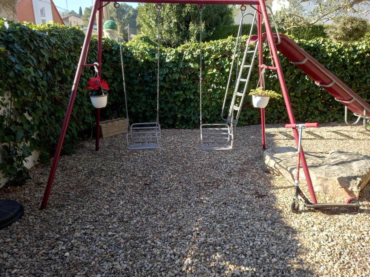 Casa Acogedora Familiar Con Piscina Pallejá Dış mekan fotoğraf