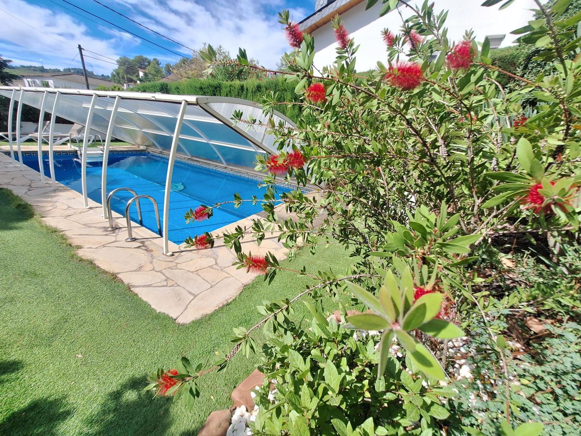 Casa Acogedora Familiar Con Piscina Pallejá Dış mekan fotoğraf